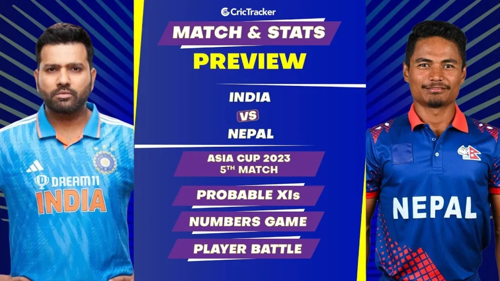 Nepal National Cricket Team vs India National Cricket Team Timeline