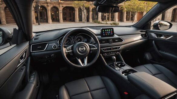 mazda cx 90 interior details