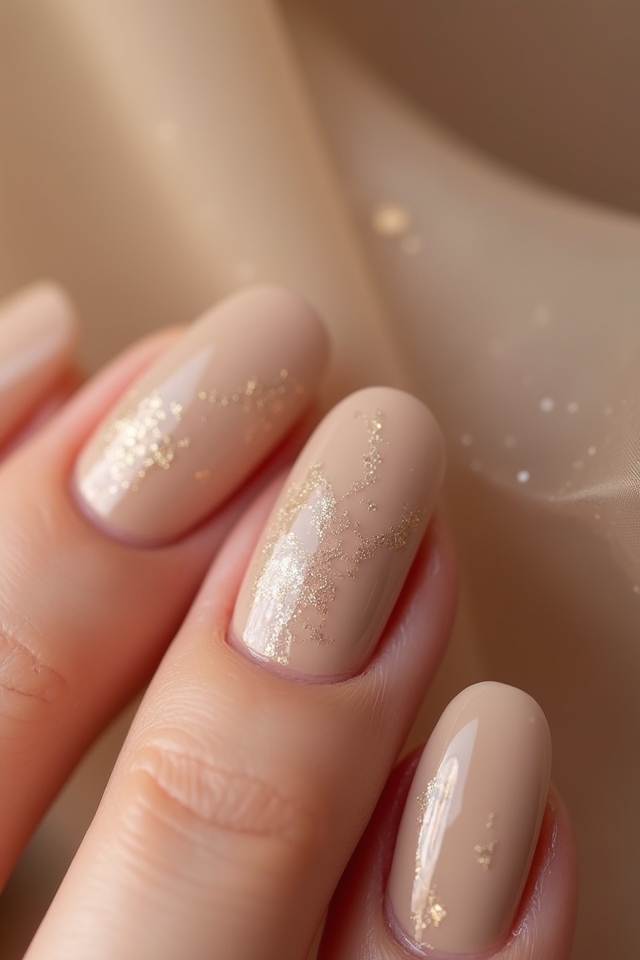 abstract art on nails