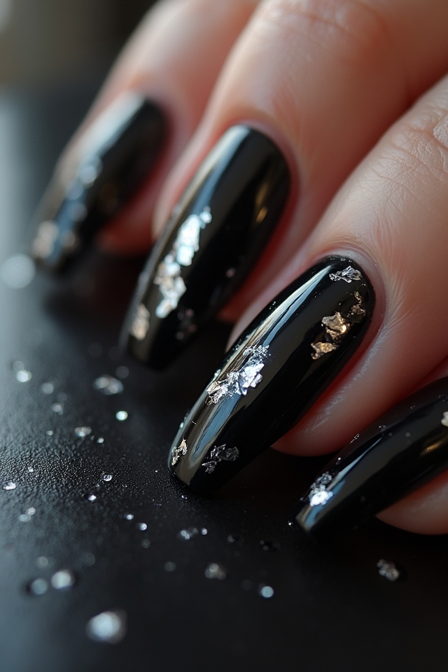 black and silver elegance