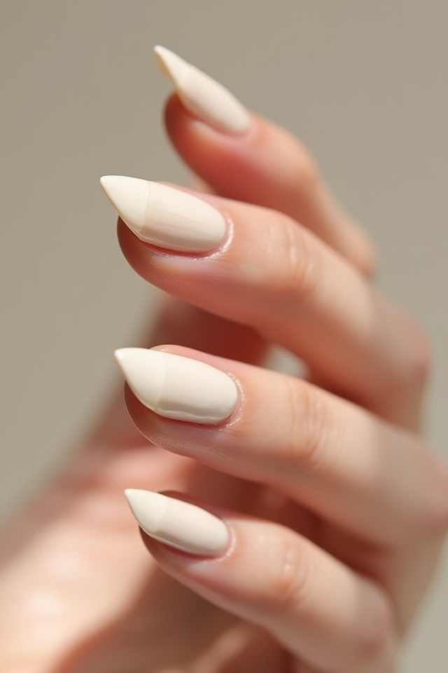 chic half moon manicure trend