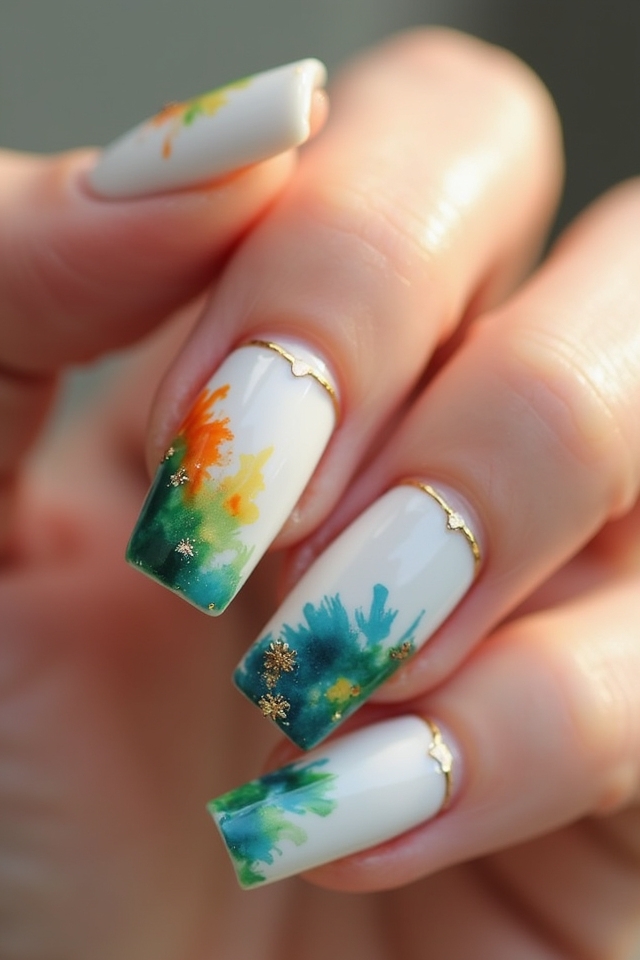 colorful tips on white