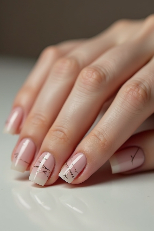 elegant minimalist nail designs