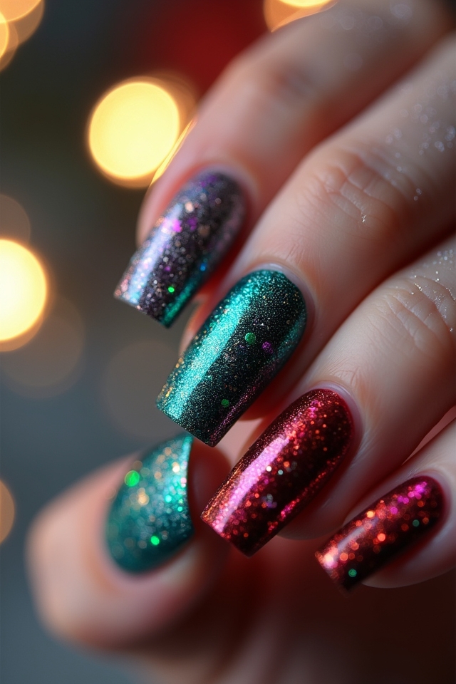festive holiday nail art