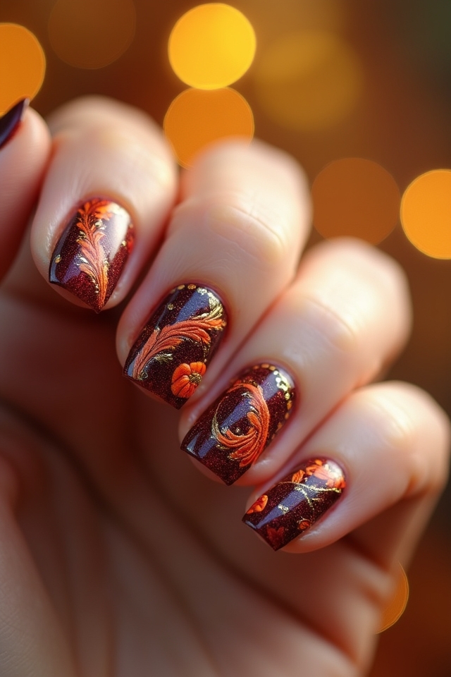 harvest moon nail designs