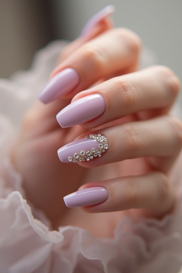 jewel embellished nail designs