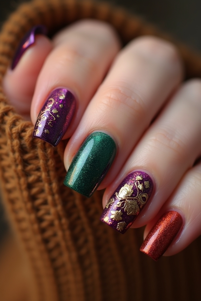 jewel toned nail polish collection