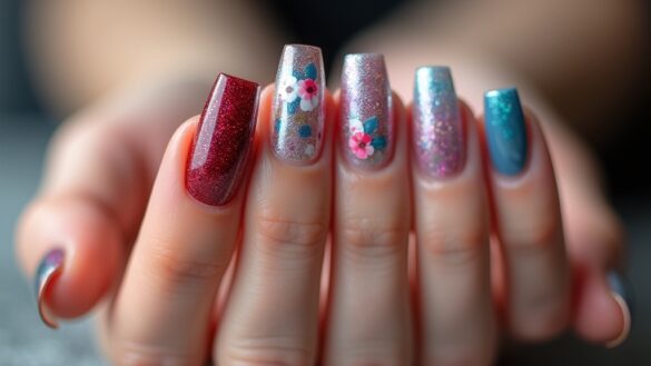 long lasting gel nail designs