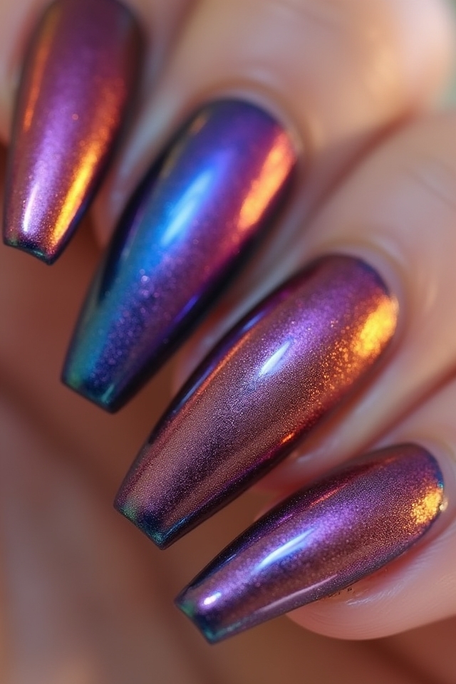 mesmerizing color shift nails