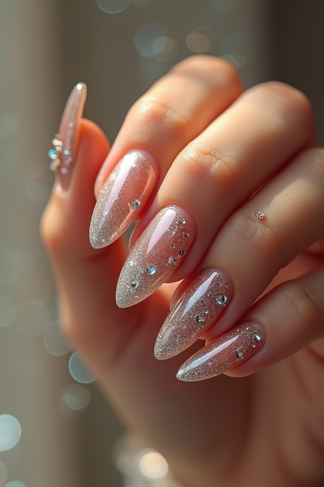 metallic nail design ideas