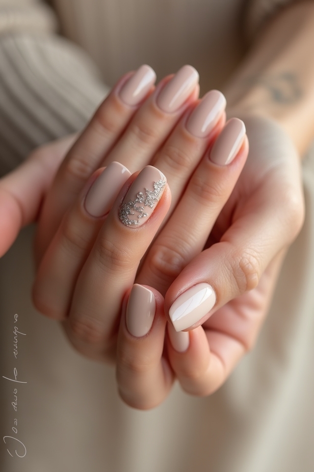 modern matte nude elegance