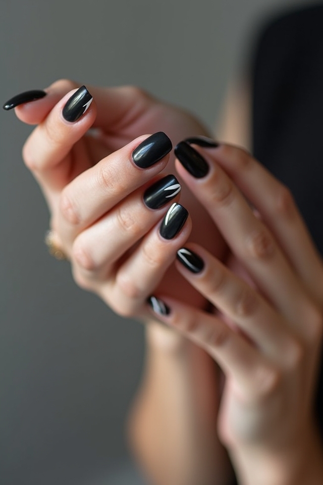 monochrome nail art inspiration
