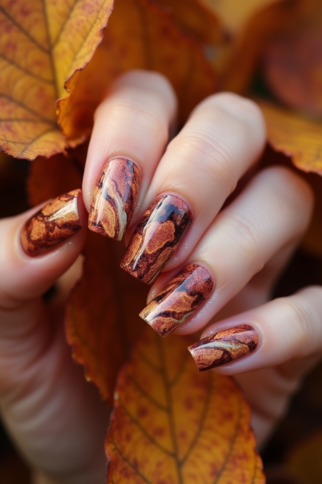 nature inspired nail artistry