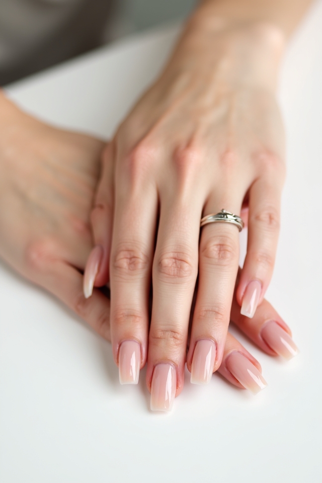 negative space nail art