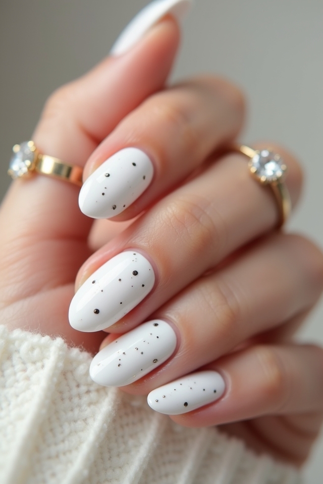 playful polka dot nails