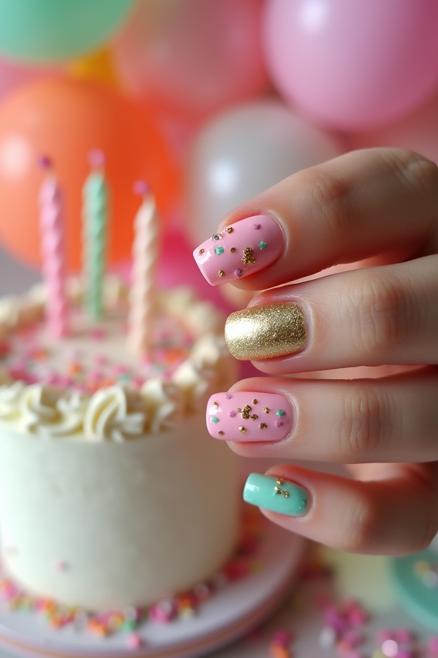 polka dot nail designs