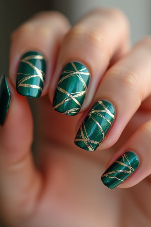 shine with metallic accents