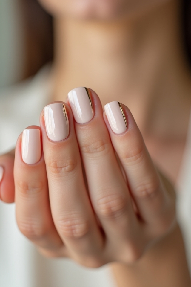 single stripe nail accents