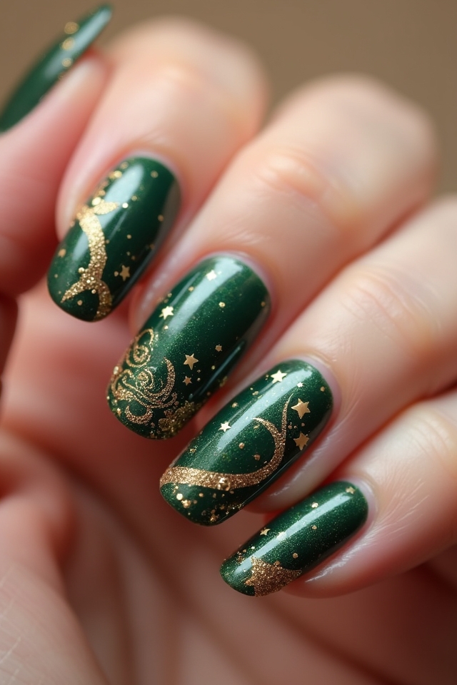 sparkling nail art techniques