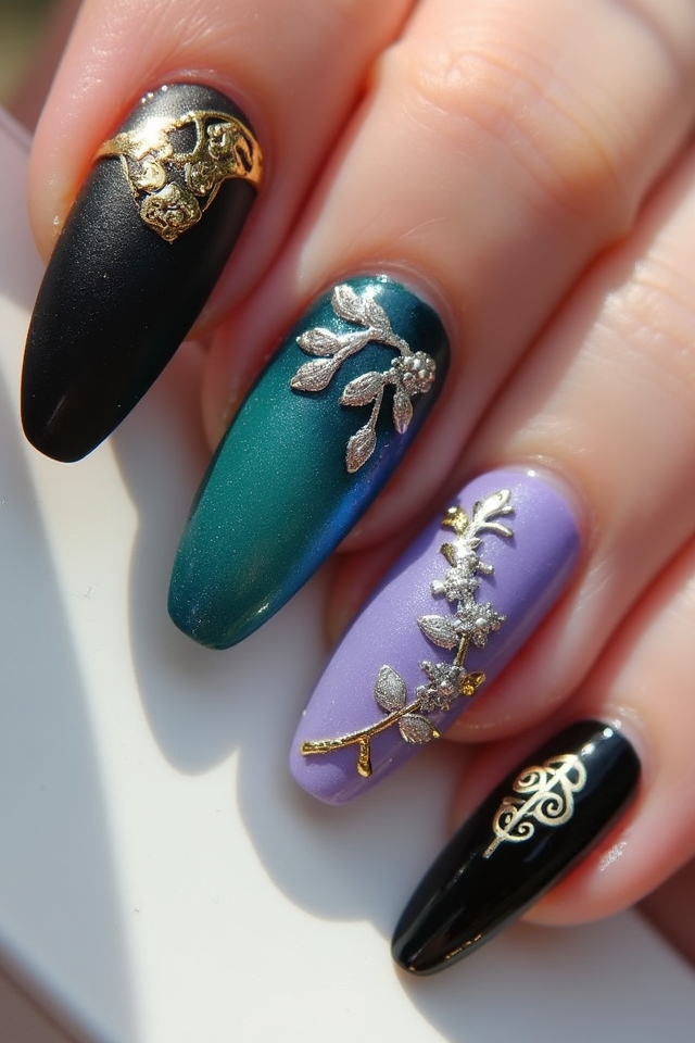 textured nail designs elevate