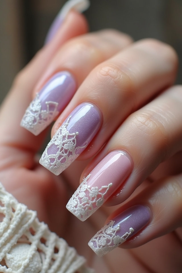 vintage elegance in nails