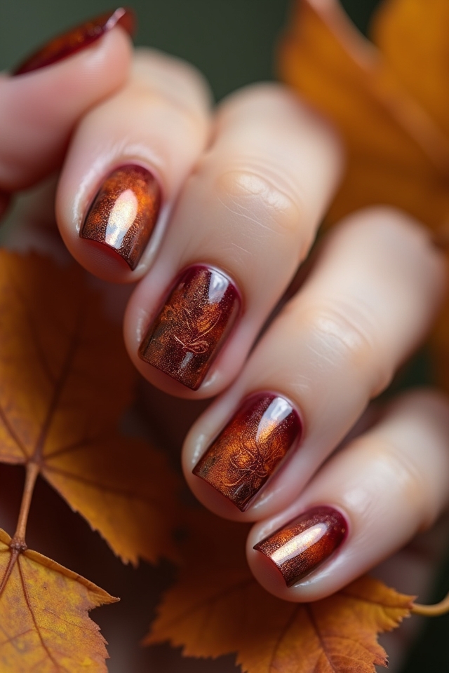 warm earthy nail colors