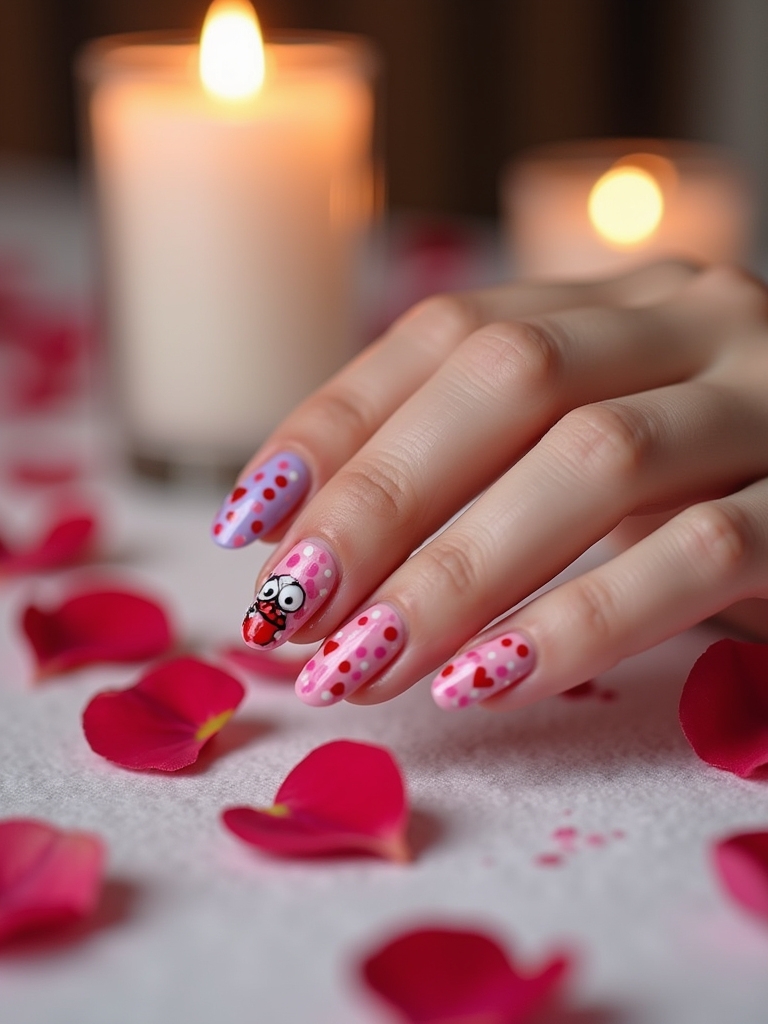 adorable valentine s nail art