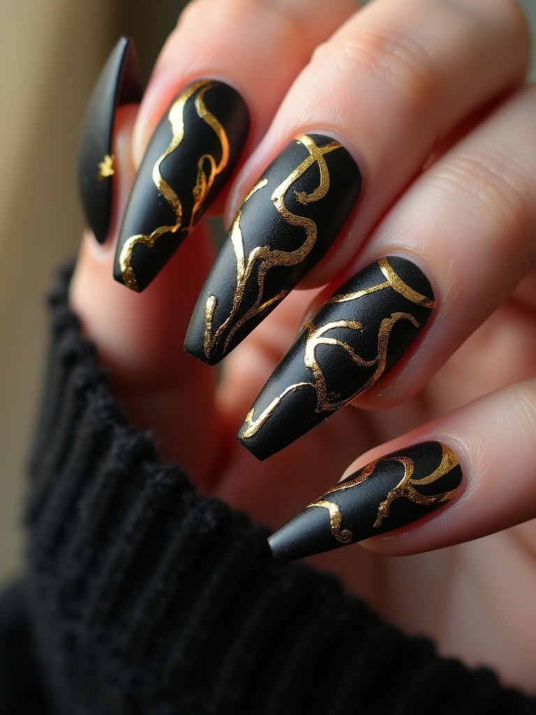 bold black and gold