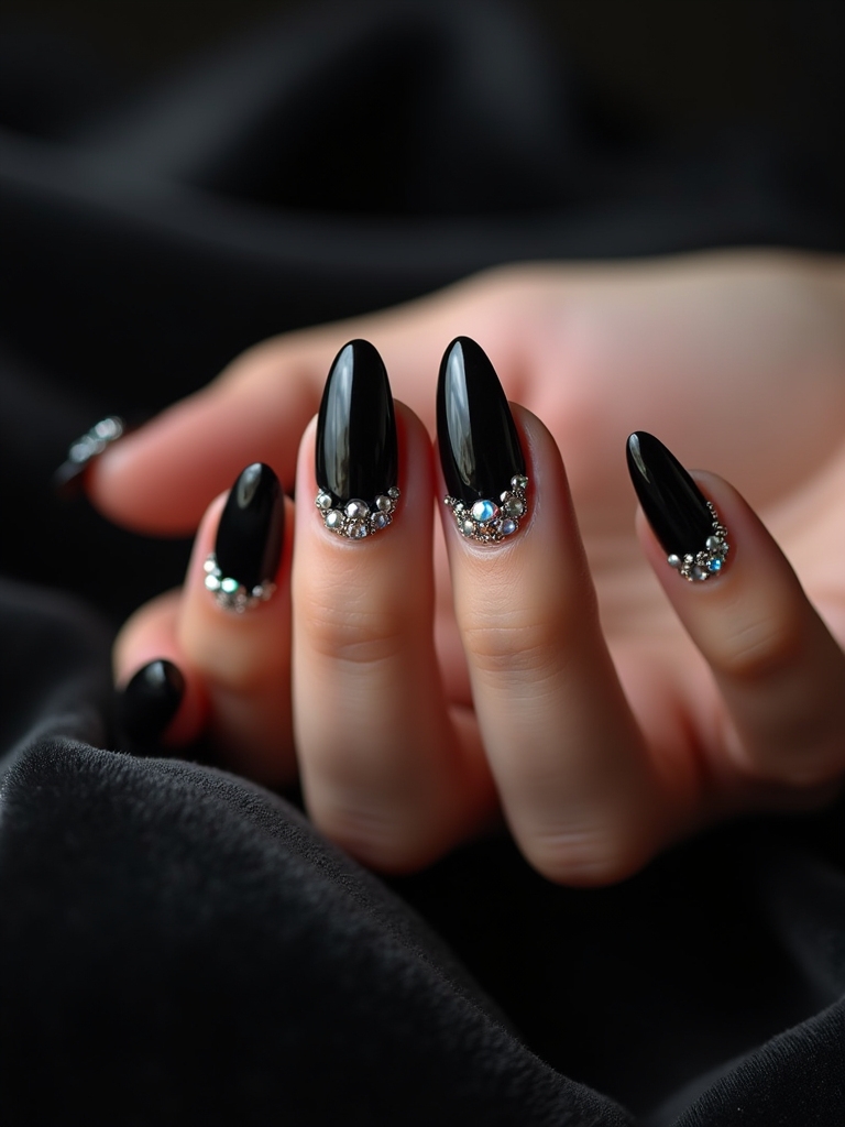 bold pearl and black