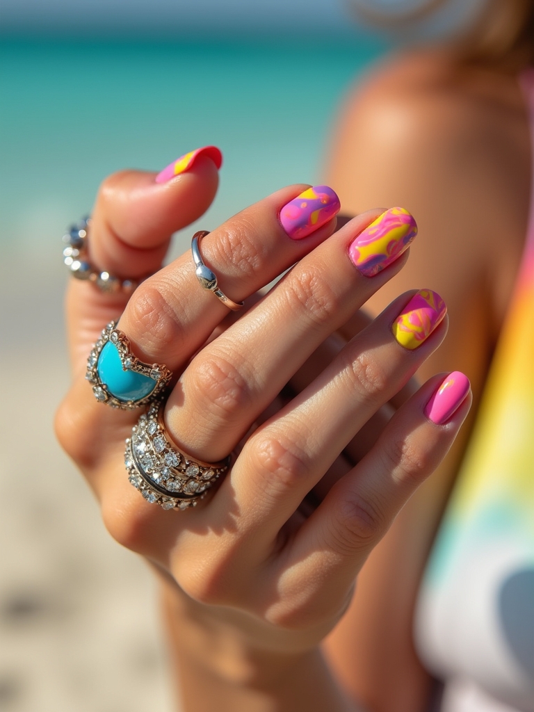 bold statement nail rings