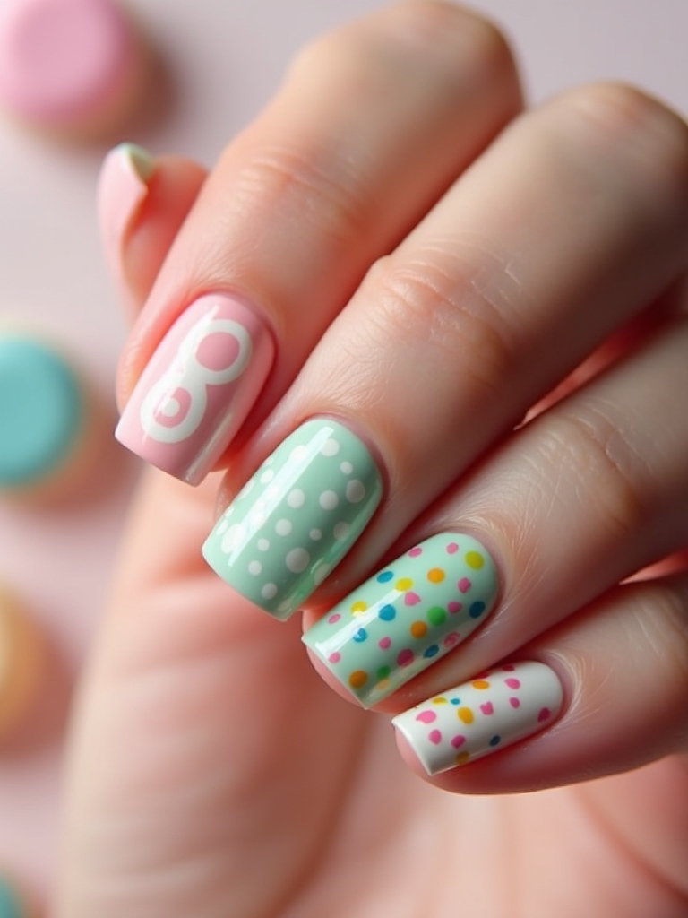 candy inspired nail designs