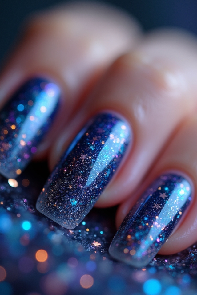 celestial nail art magic
