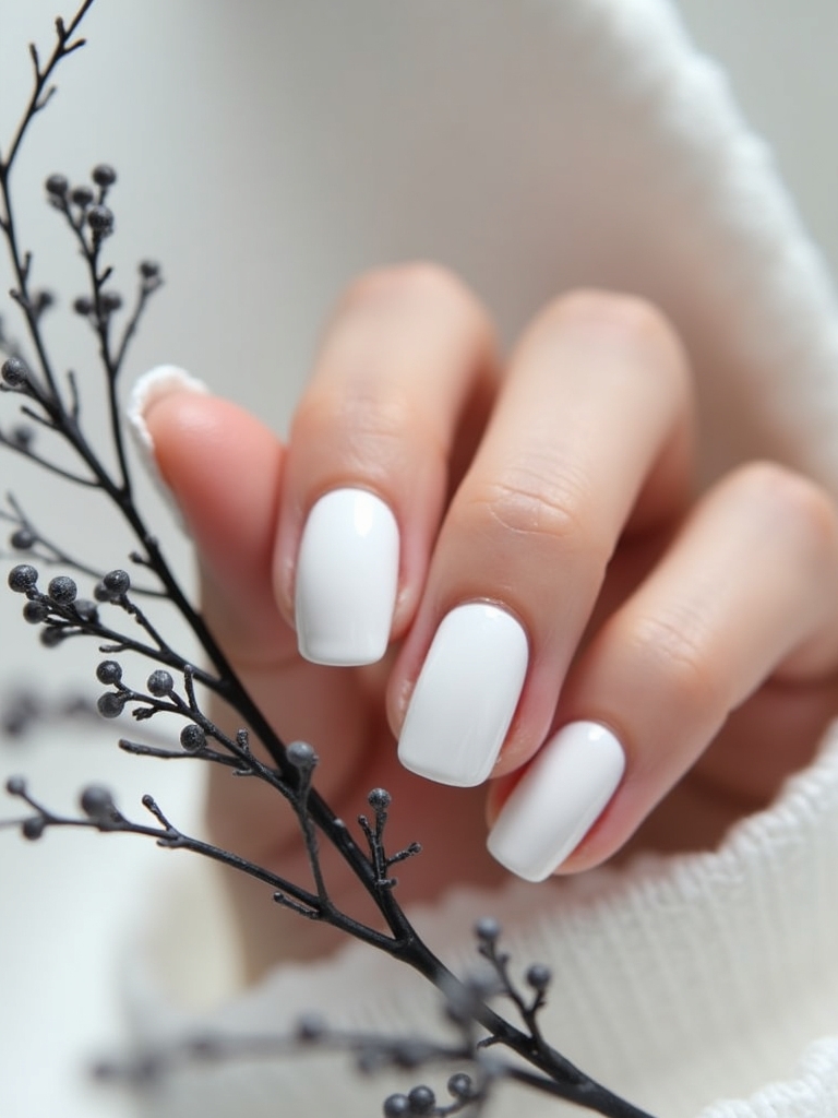 chic monochrome nail designs