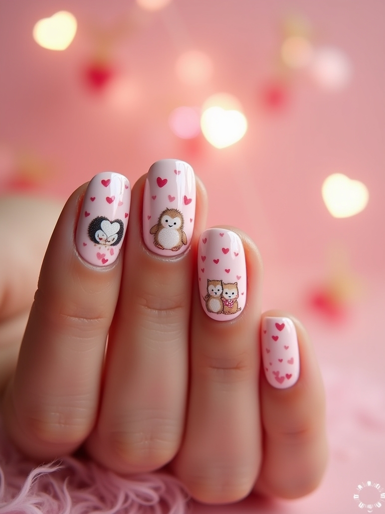 cute animal nail designs