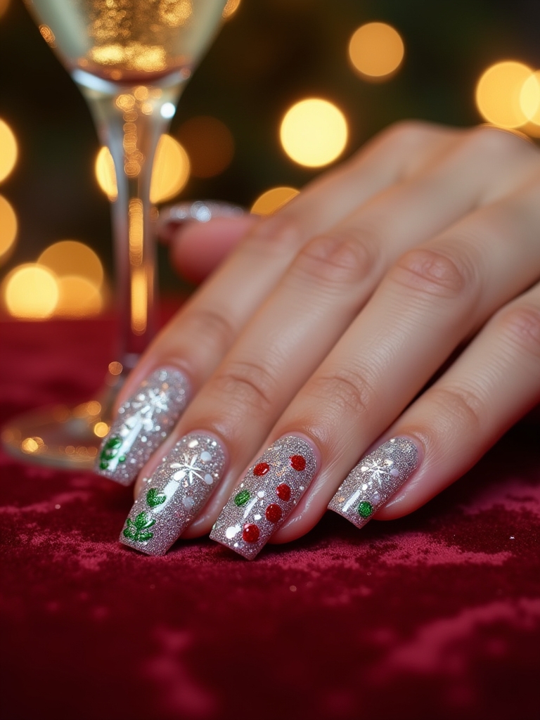 dazzling new year s nails
