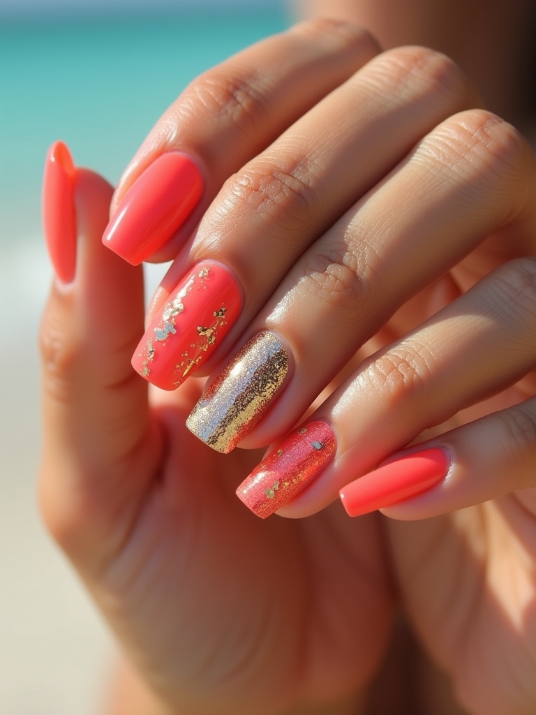 dazzling summer nail designs