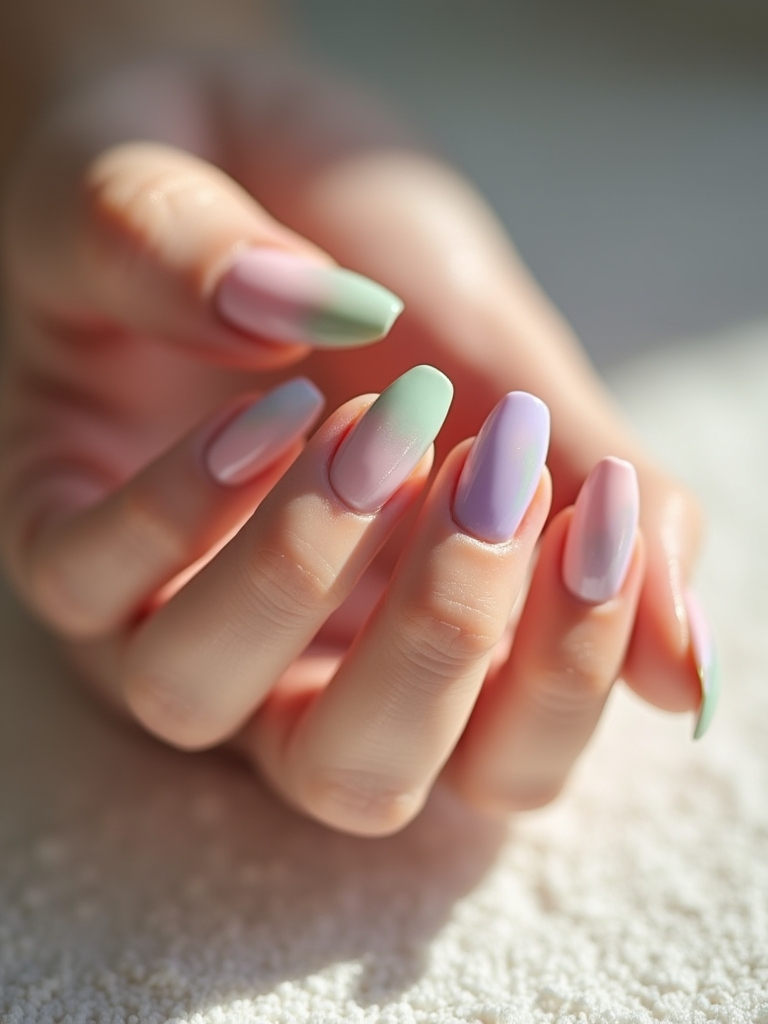 delicate pastel pearl designs