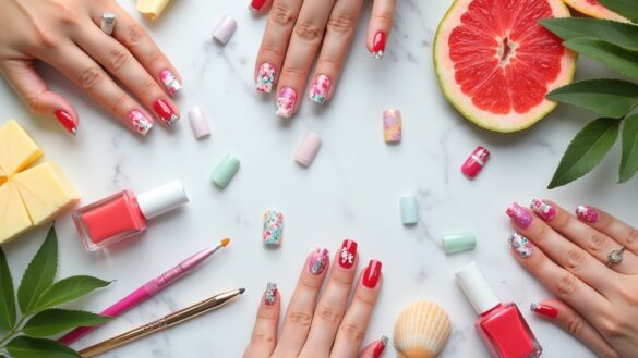diy summer nail designs