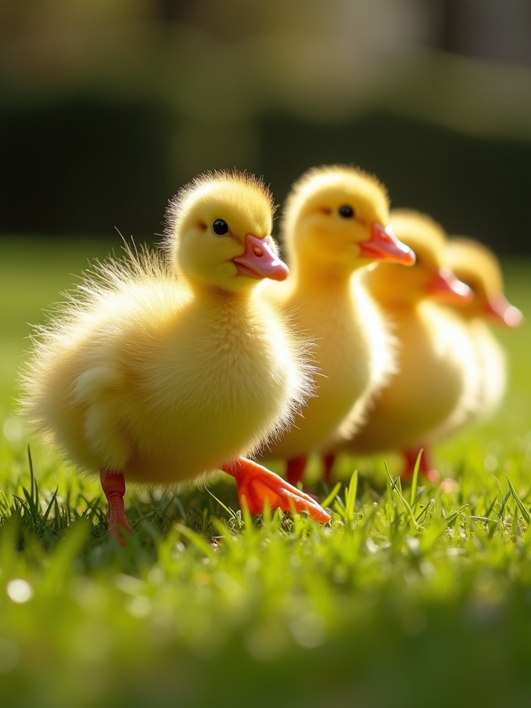 duckling nail art design