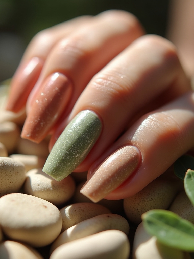 earthy tones and textures