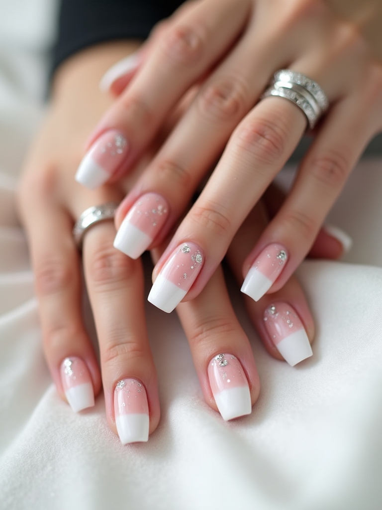 elegant gradient nail design