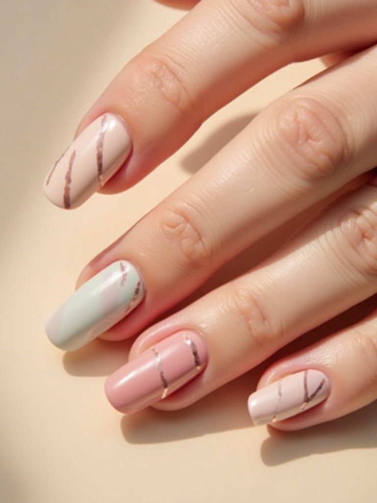elegant minimalist nail designs