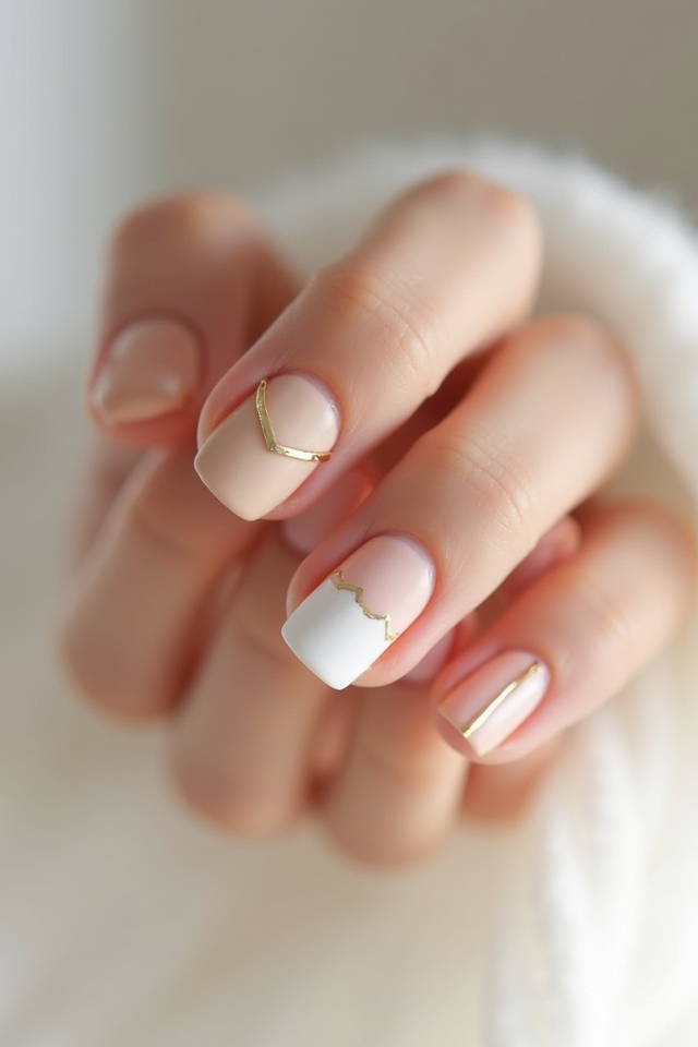 elegant minimalist nail designs