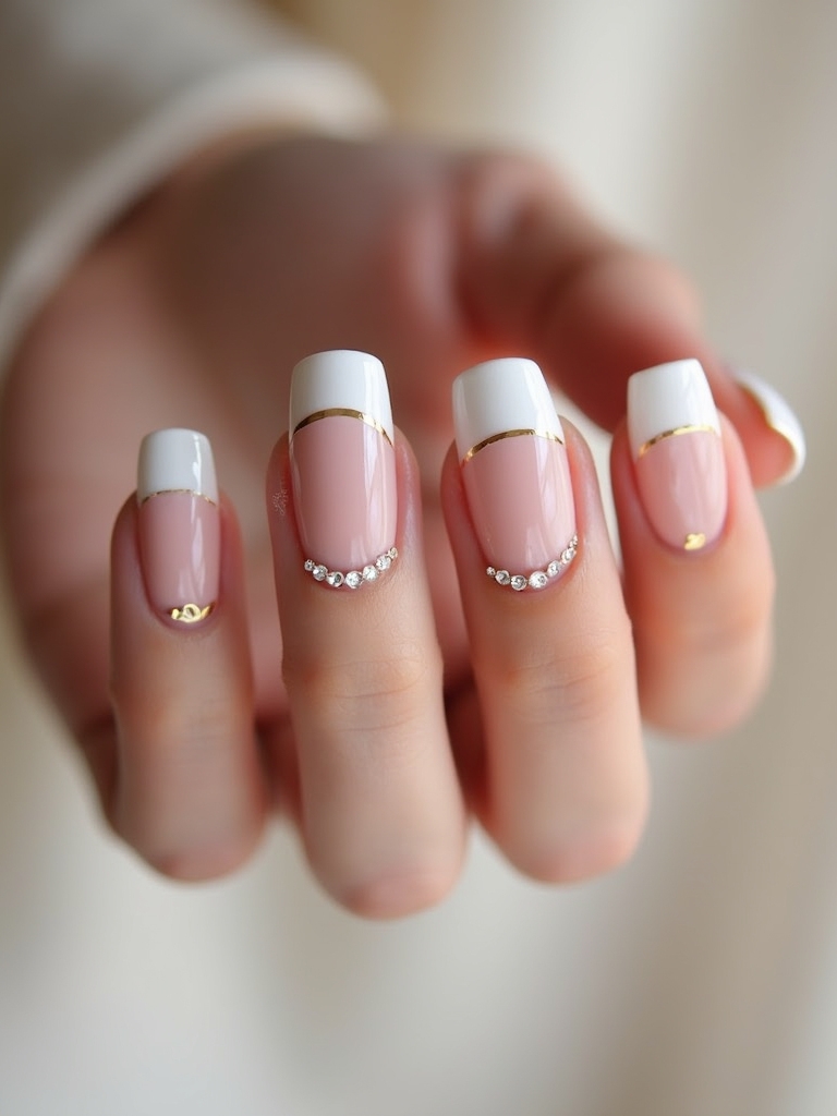 elegant modern french tips