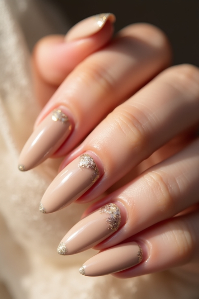 elegant nude with gold