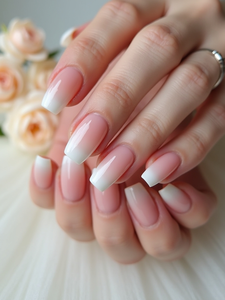 elegant ombre nail technique