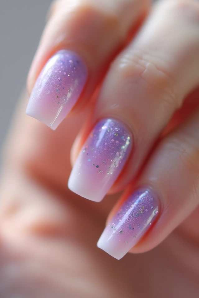 elegant soft ombre nails