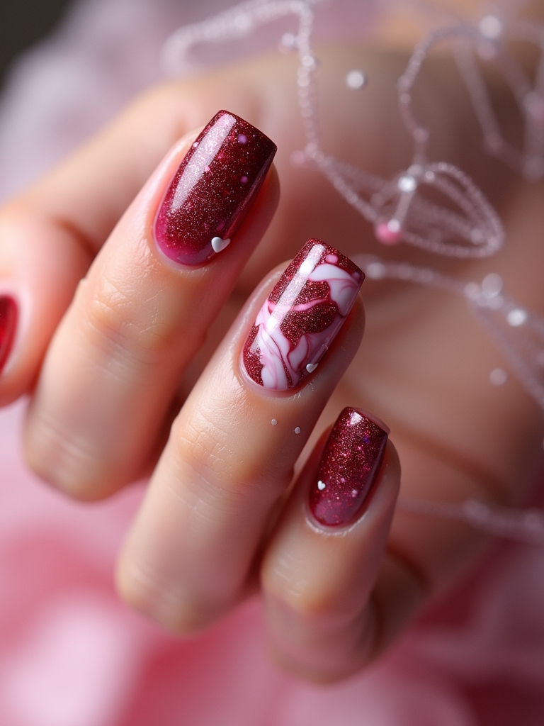 elegant valentine s day nails