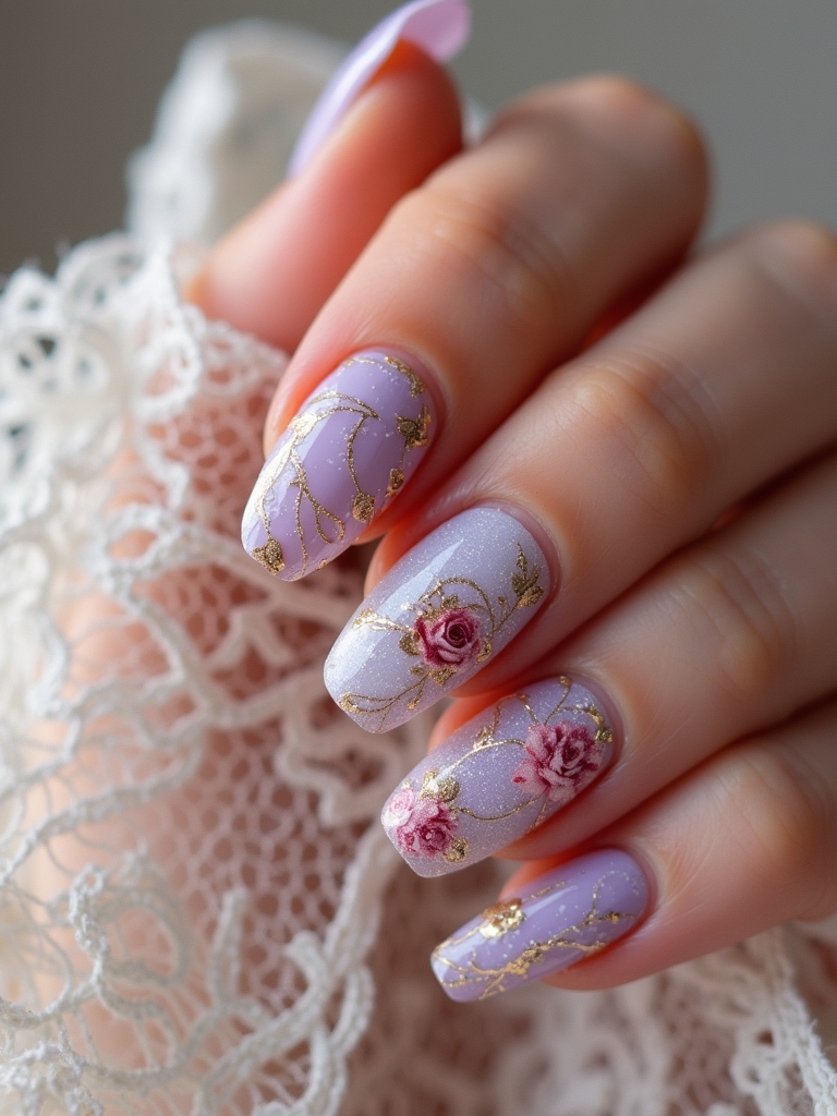 elegant vintage floral patterns