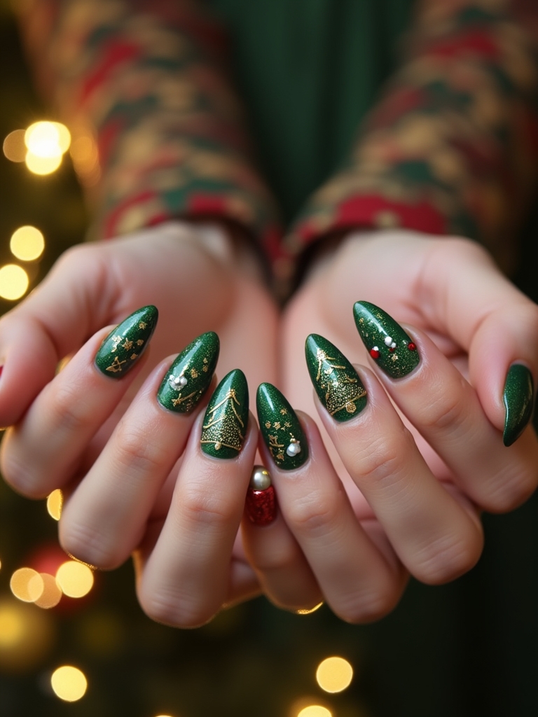 festive holiday nail designs